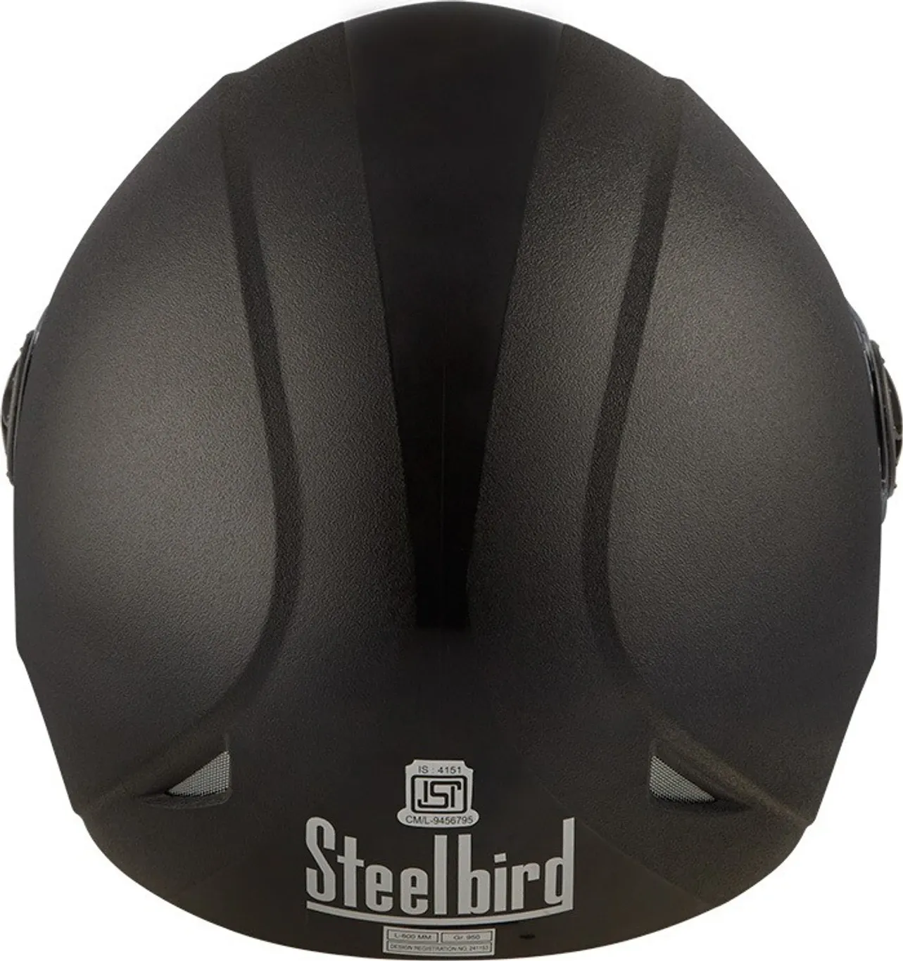 STEELBIRD Sbh 50  Adonis Black Full Face Helmet