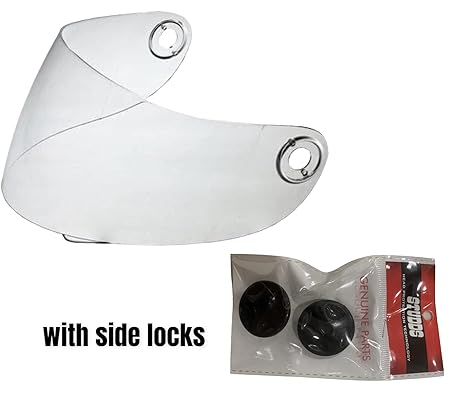 STUDDS Visor Glass Cl Chorme Spares Accessories
