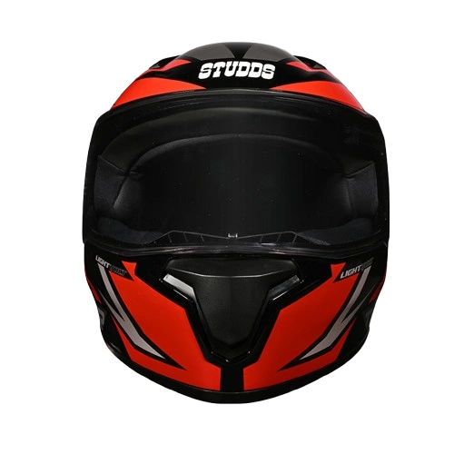 STUDDS Thunder D1 Light Volt Black N2 Full Face Helmet