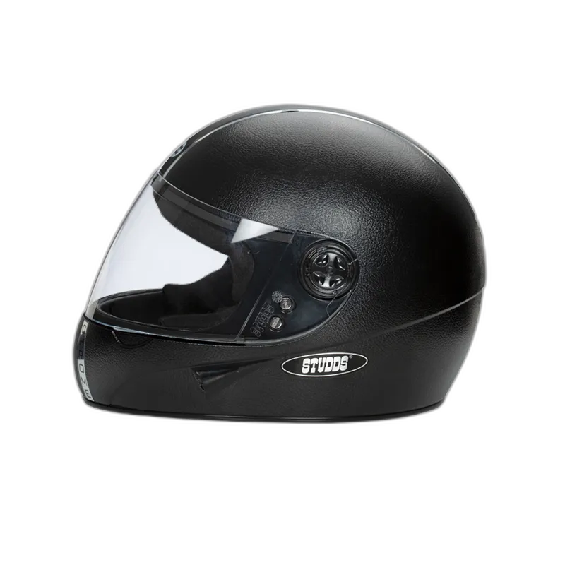 STUDDS Chrome Eco Black Full Face Helmet