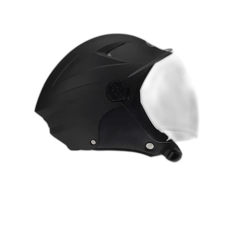 STUDDS Dame Matt Black Half Face Helmet