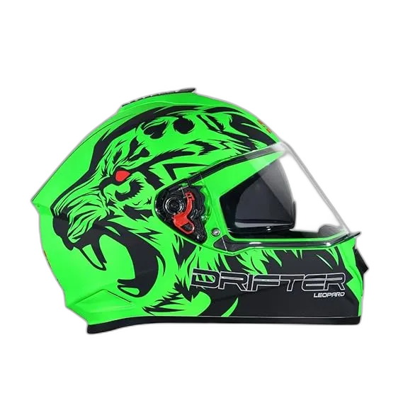 STUDDS Drifier D2 Green Full Face Helmet