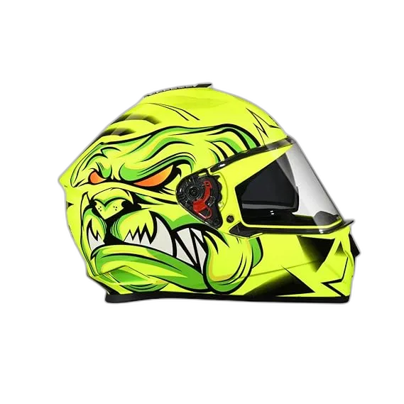 STUDDS Drifter D1 Black Yellow Full Face Helmet