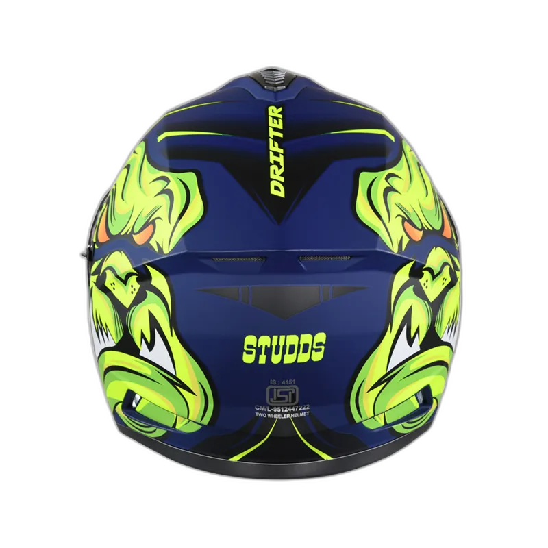 STUDDS Drifter D1 Blue N5 Full Face Helmet