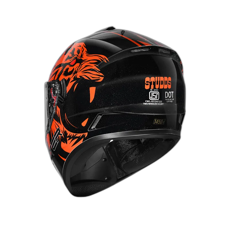 STUDDS Drifter D2 Black N10 Full Face Helmet