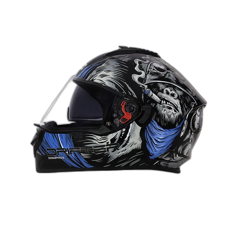 STUDDS Drifter D3 Black Grey N1 Full Face Helmet