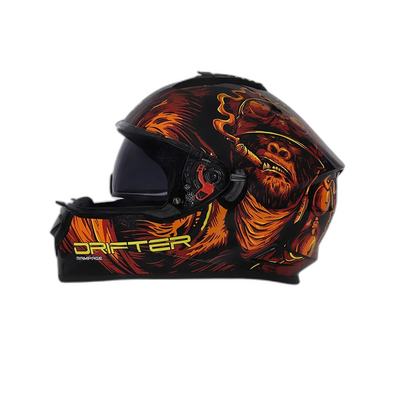 STUDDS Drifter D3 Black Red N10 Full Face Helmet