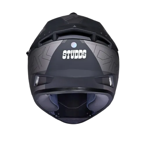 Studds Drifter D6 Rebellion Matt Black N4 full face helmet