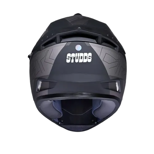 STUDDS Drifter D6 Rebellion Matt Black N5 Full Face Helmet