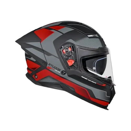 Studds Helios D1 Black Gray N2 Full face Helmet