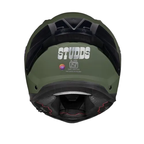 Studds Helios Military Green Full face Helmet