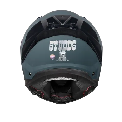 Studds Helios Shark Skin Blue Full face Helmet