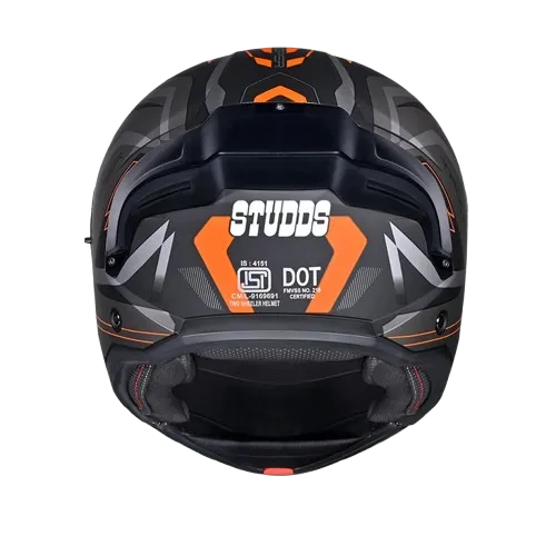 Studds Trooper D3 Matt Black N10 Full Face Helmet