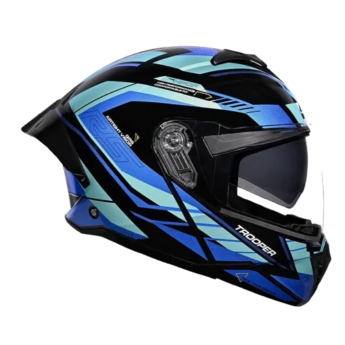 Studds Trooper Race D4 Black N1 Full face Helmet