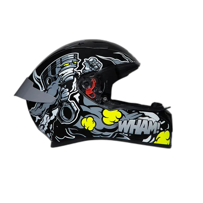 STUDDS Thunder Bluetooth Cr D10 Grey N Full Face Helmet