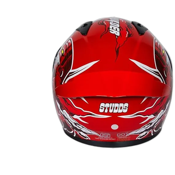 STUDDS Thunder D10 Red N2 Full Face Helmet
