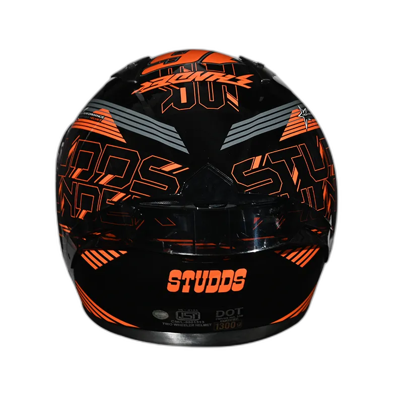 STUDDS Thunder D11 Black N10 Full Face Helmet
