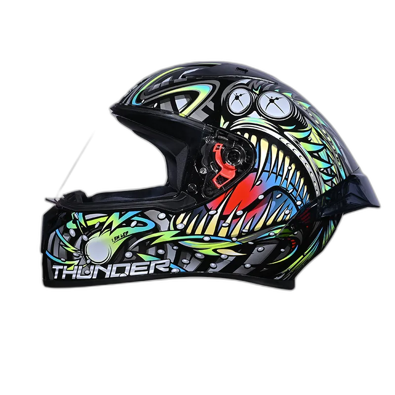 STUDDS Thunder D12 Black Gry N1 Full Face Helmet