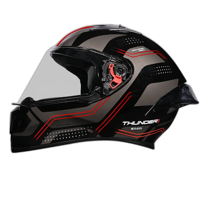 STUDDS Thunder D2 Draken Black N4 Full Face Helmet