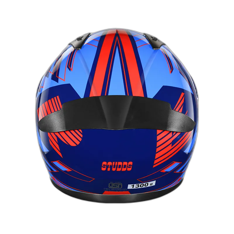 STUDDS Thunder D3 Matt Blue N2 Full Face Helmet