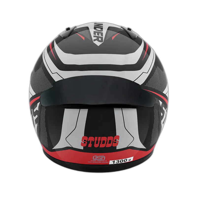 STUDDS Thunder D4 Black N2 Full Face Helmet