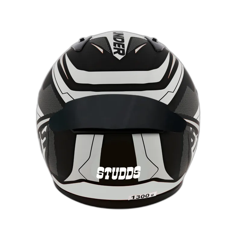 STUDDS Thunder D4 Matt Black N6 Full Face Helmet