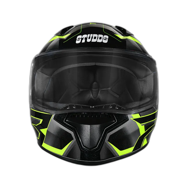 STUDDS Thunder D6 Black Grey N5 Full Face Helmet