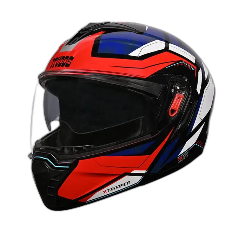 STUDDS Trooper D2 Blue N6 Flip Up Helmet