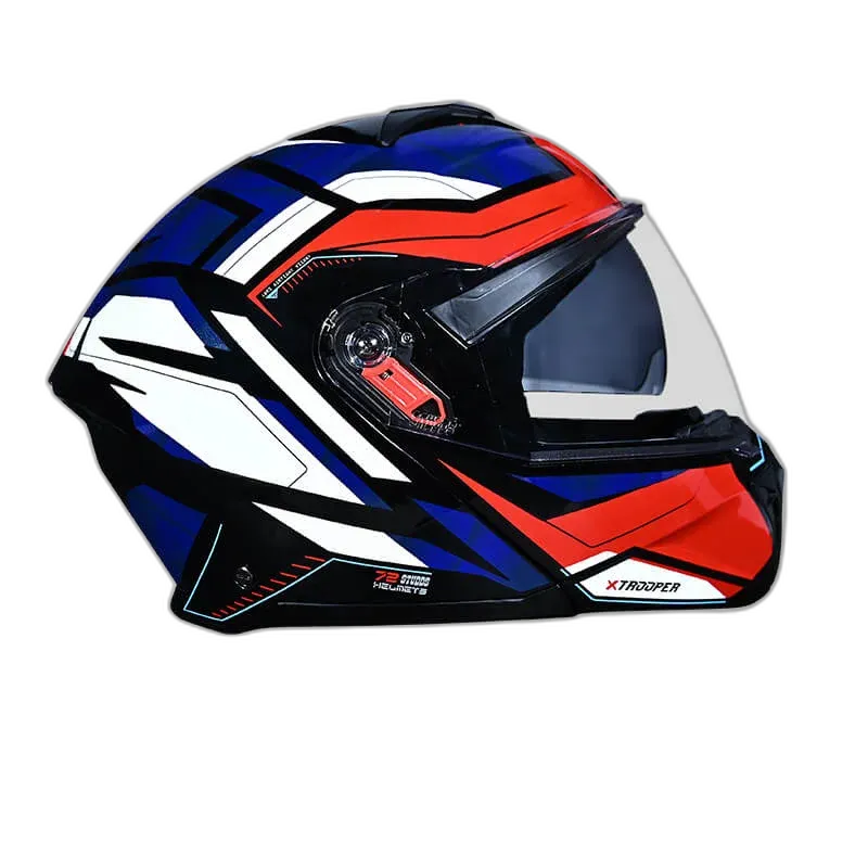STUDDS Trooper D2 Blue N6 Flip Up Helmet