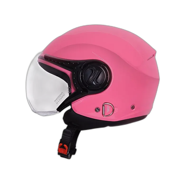 STUDDS Urban Dame Baby Pink Half Face Helmet