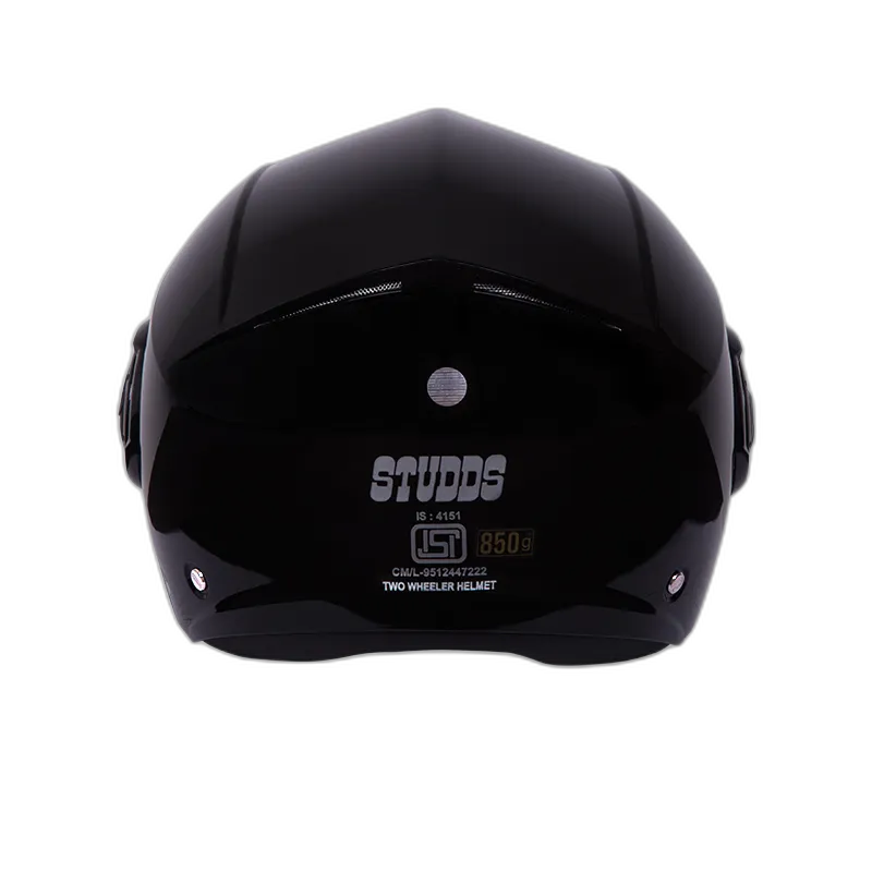 STUDDS Urban Dame Black Half Face Helmet