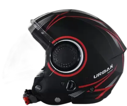STUDDS Urban Super D1 Matt Blue N2 Half Face Helmet