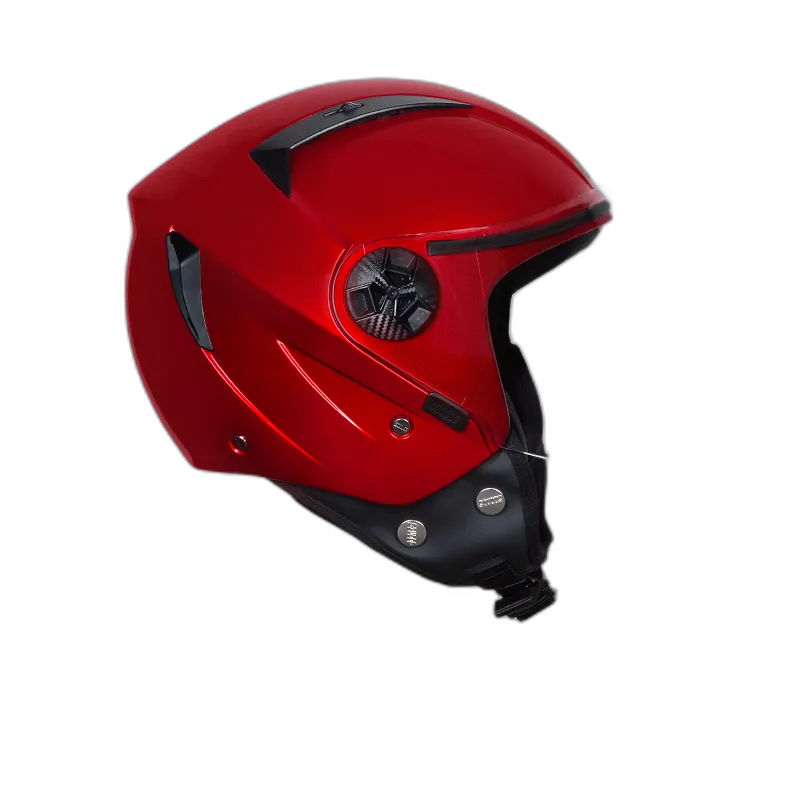 STUDDS Vogue Cherry Red Half Face Helmet