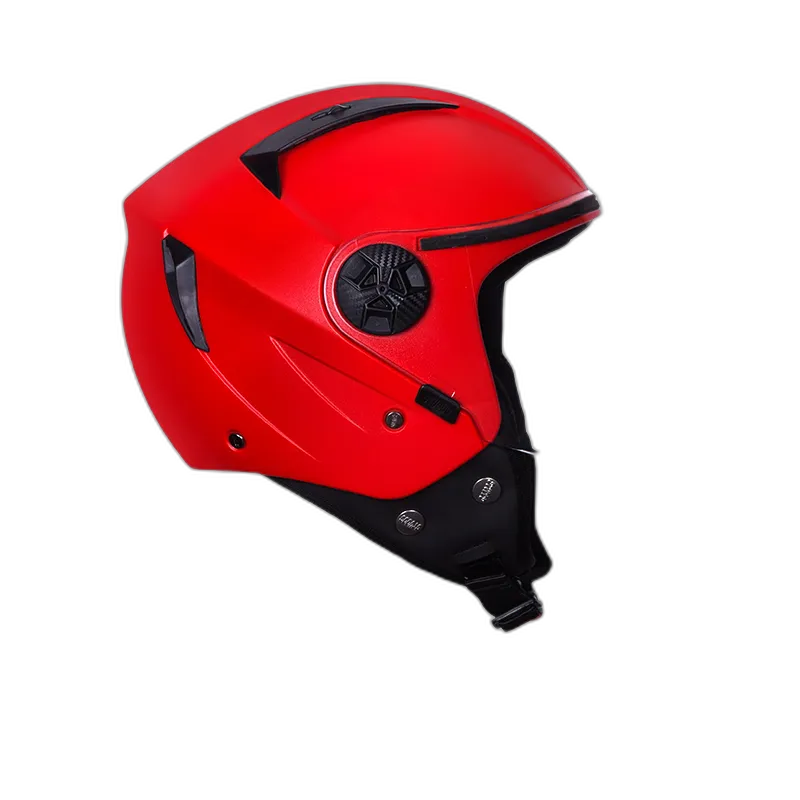STUDDS Vogue Eco Red Half Face Helmet
