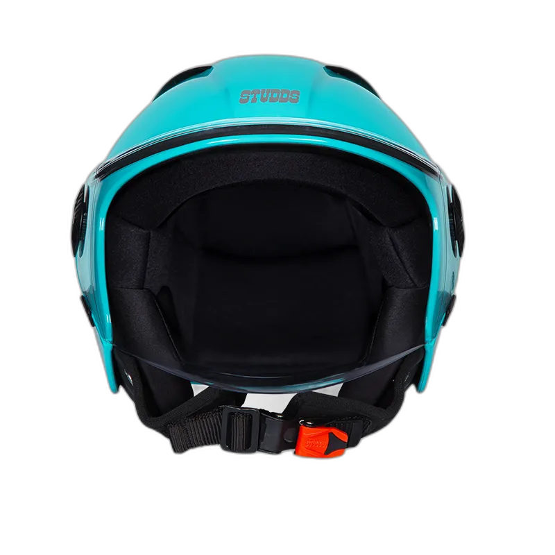 STUDDS Vogue Pastel Green Half Face Helmet