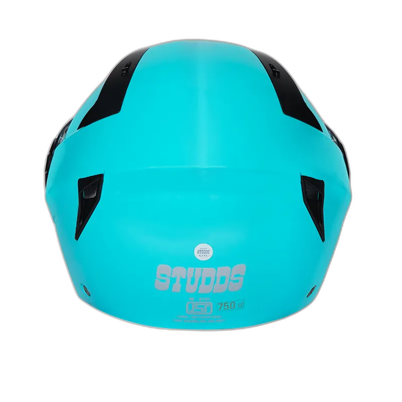 STUDDS Vogue Pastel Green Half Face Helmet