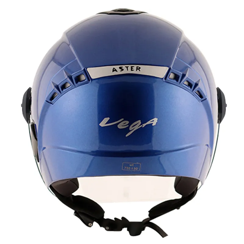 VEGA Aster Dx Blue Half Face Helmet