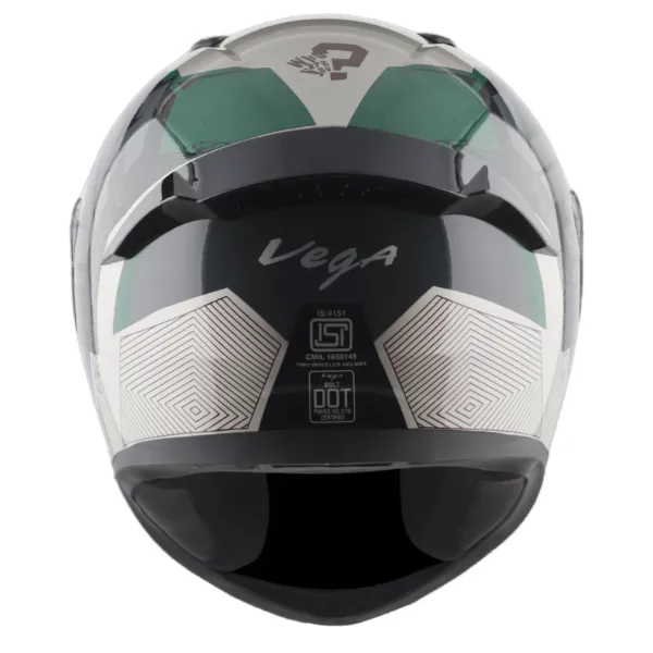 VEGA Bolt Dx Army Mud Battle Green Full Face Helmet