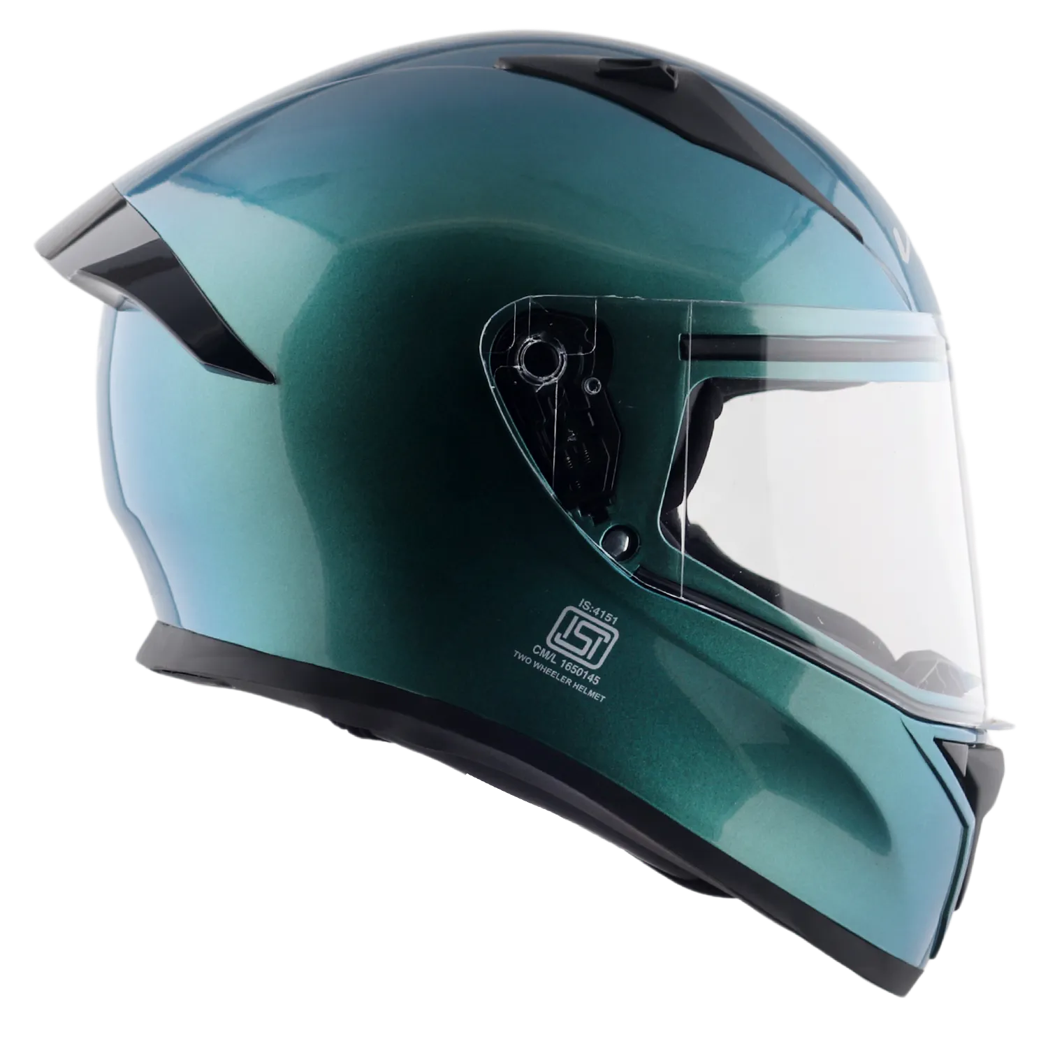 VEGA Bolt Dx Dual Tone Aqua Blue Full Face Helmet