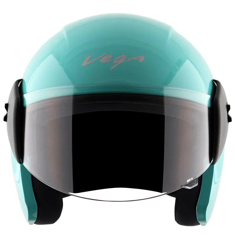 VEGA Buds Dx Without Peak Mint Half Face Helmet