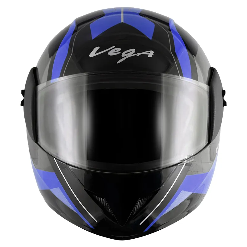 VEGA Cliff Pioneer Black Blue Full Face Helmet
