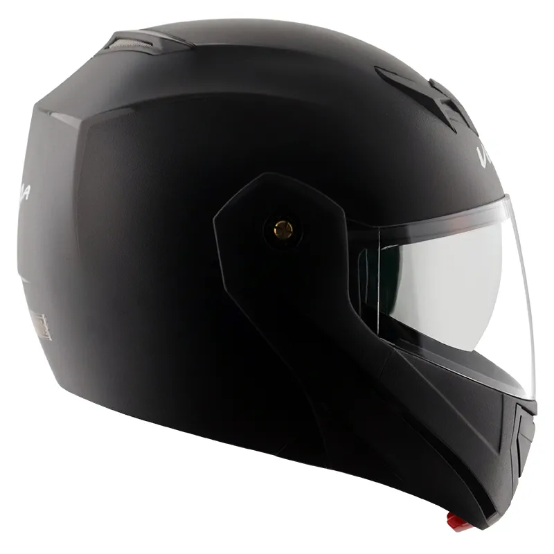 VEGA Crux Dual Visor Black Flip up Helmet