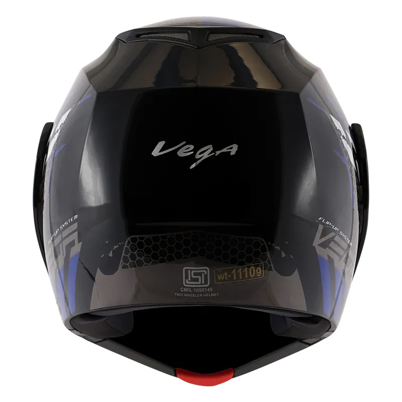 VEGA Crux Dx Flex Black Blue Full Face Helmet