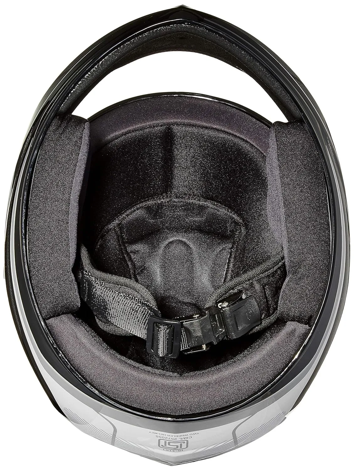 VEGA Edge Dx Blast Dull Black Silver Full Face Helmet