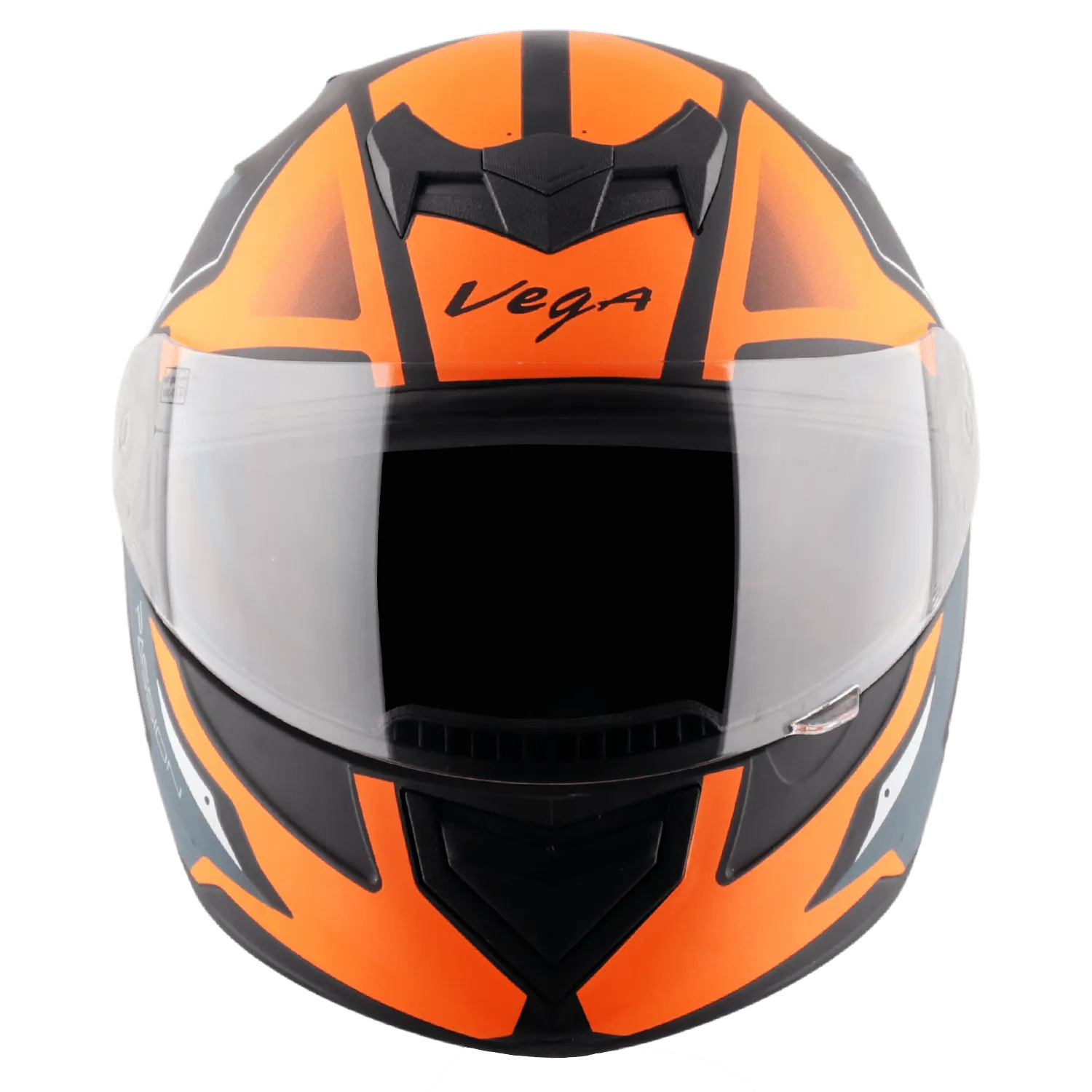 VEGA Edge Dx Pasion Gr Dull Black Orange Full Face Helmet