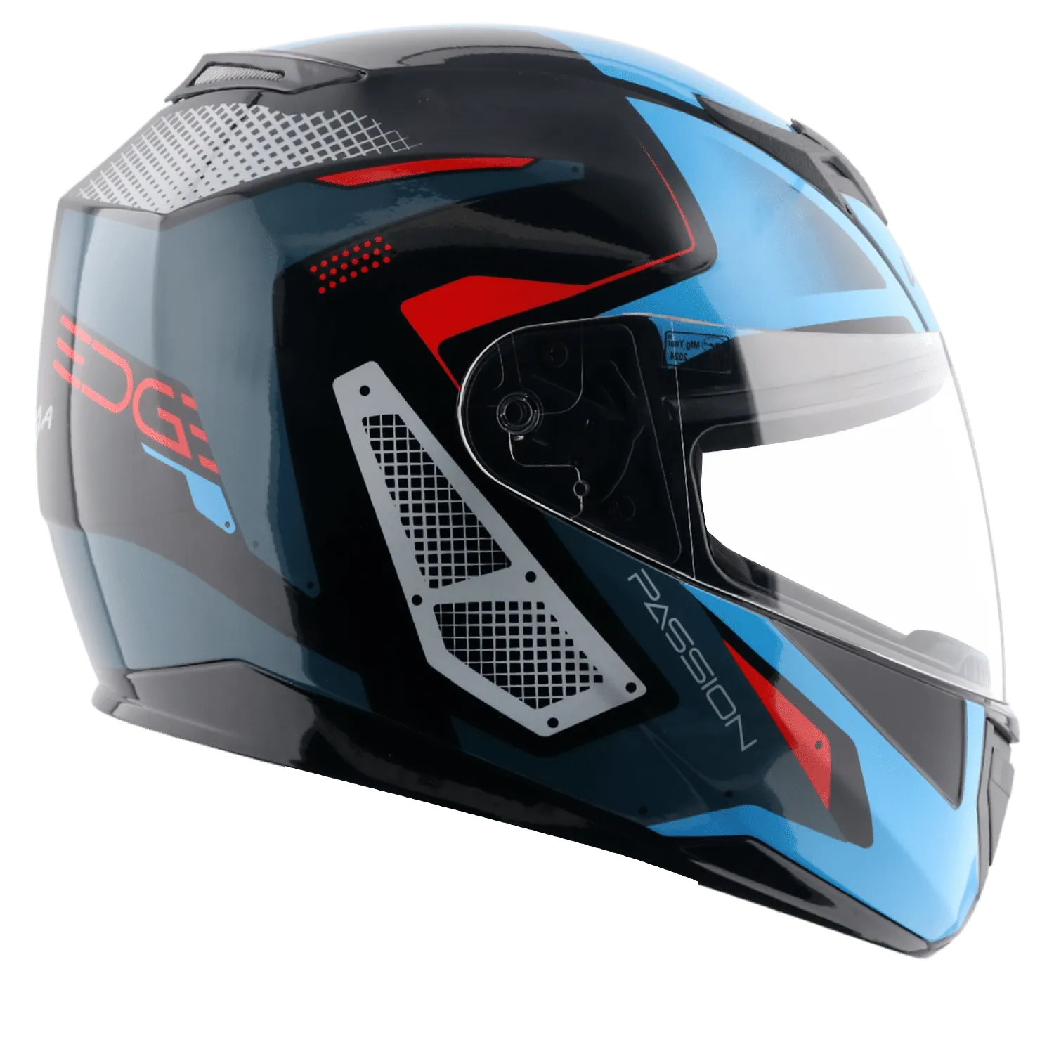 VEGA Edge Dx Passion Gr Black M Blue Full Face Helmet