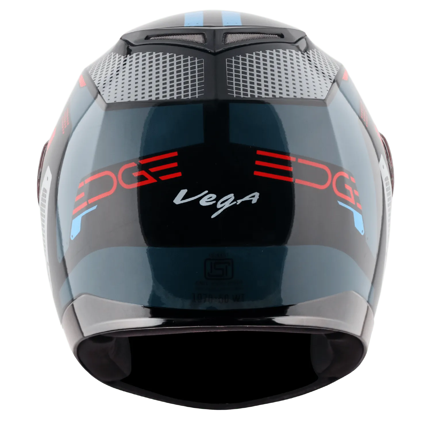 VEGA Edge Dx Passion Gr Black M Blue Full Face Helmet