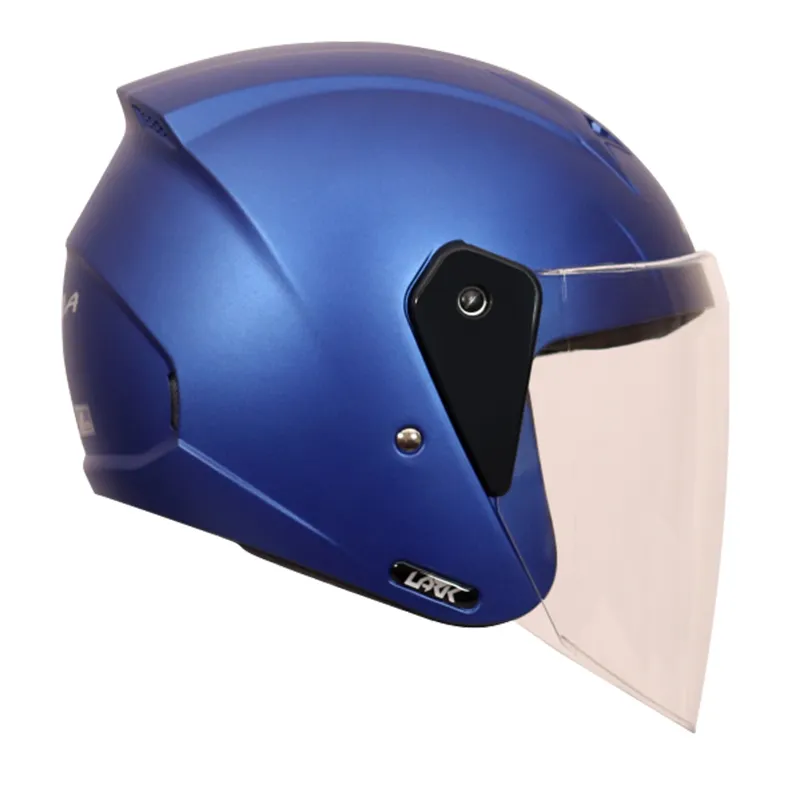 VEGA Lark Dull Blue Half Face Helmet