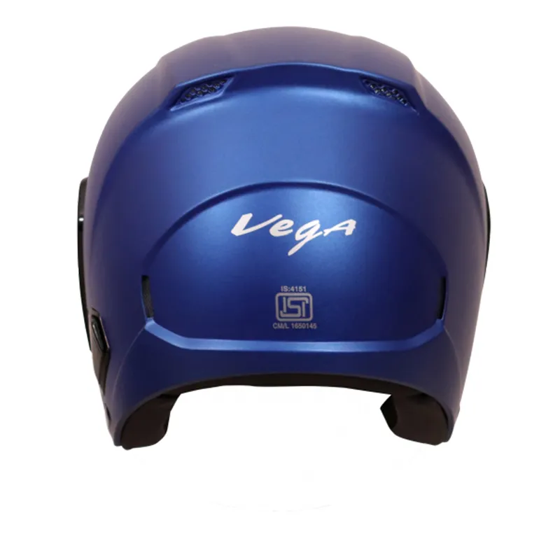 VEGA Lark Dull Blue Half Face Helmet