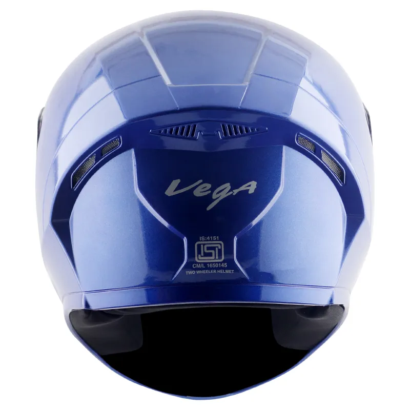 VEGA Ranger Dx Solid Blue Full Face Helmet